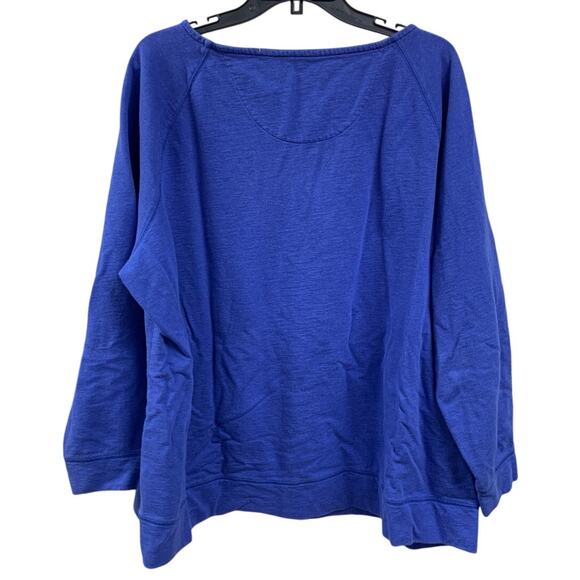 Upcycled Hand Printed Womens 3X She Is Loved Worthy Enough She Is Me Sweatshirt - Picture 3 of 4